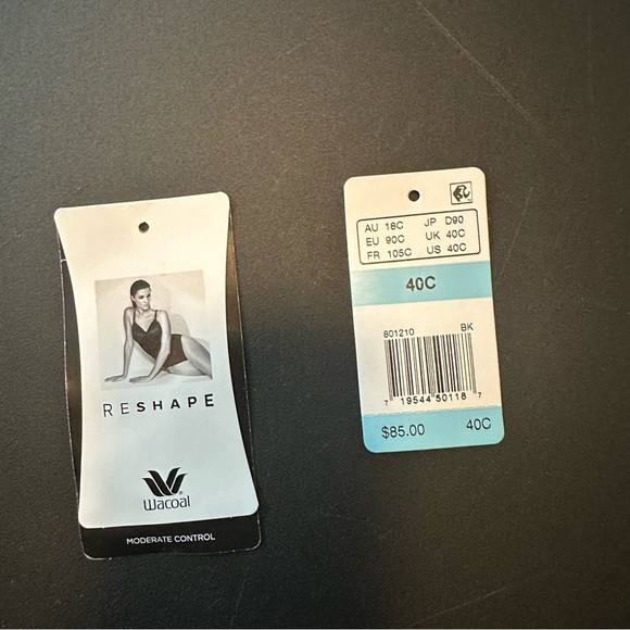 Wacoal Minimizer Bra Bodysuit, Size 40C, Black - Picture 10 of 12